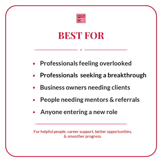 Supportive People Talisman best for professionals feeling overlooked, people seeking a breakthrough, business owners needing clients, mentors, referrals, and career support.