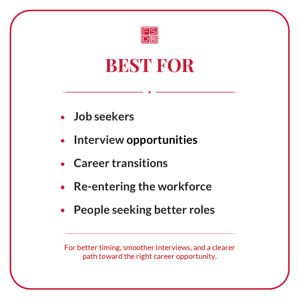 Career Opening Talisman best for job seekers, interview candidates, career changers, people re-entering the workforce, and those seeking better roles.