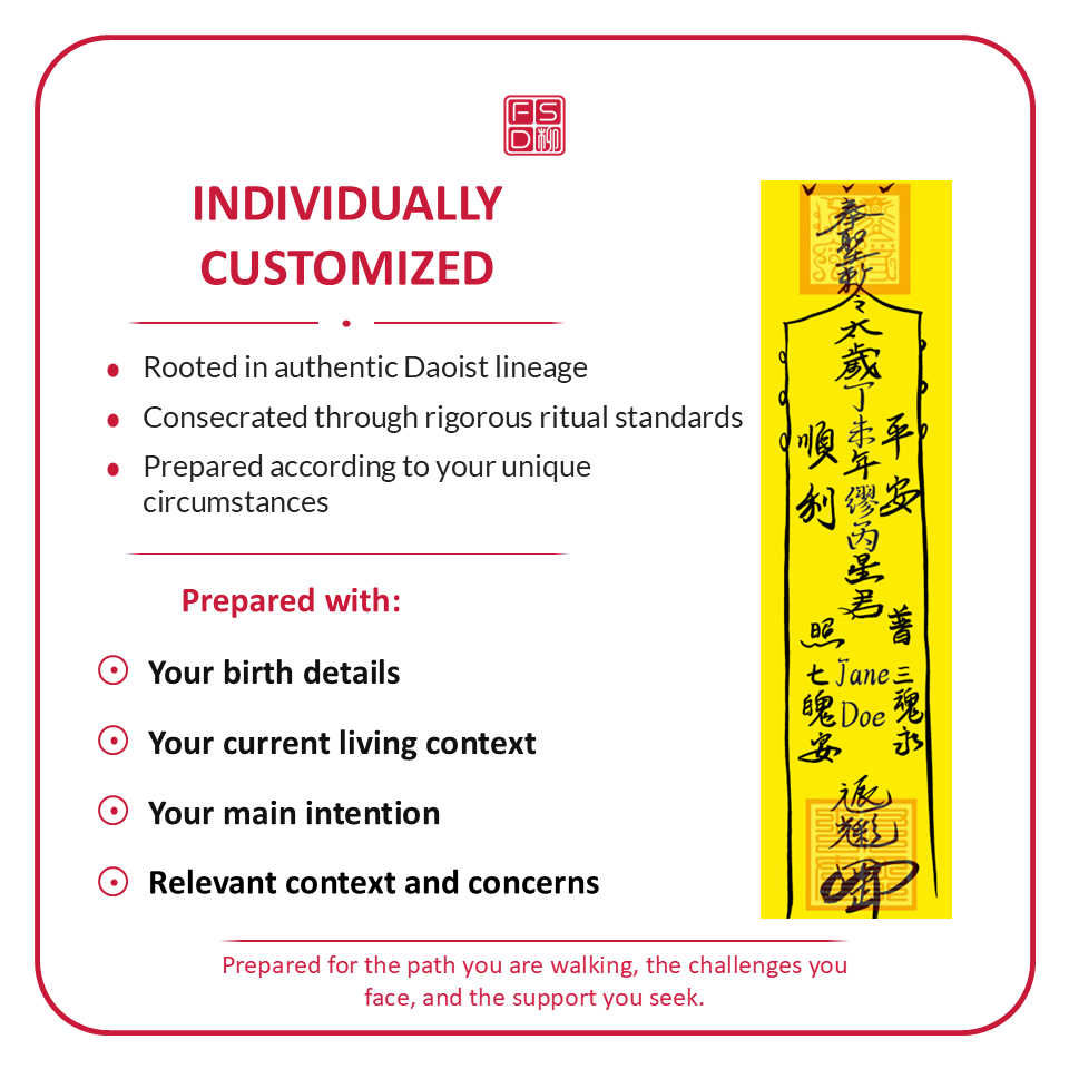 Custom 2027 Tai Sui prayer remedy amulet for Fan Tai Sui protection, zodiac clash relief, annual affliction support, and personalized Tai Sui cure preparation.