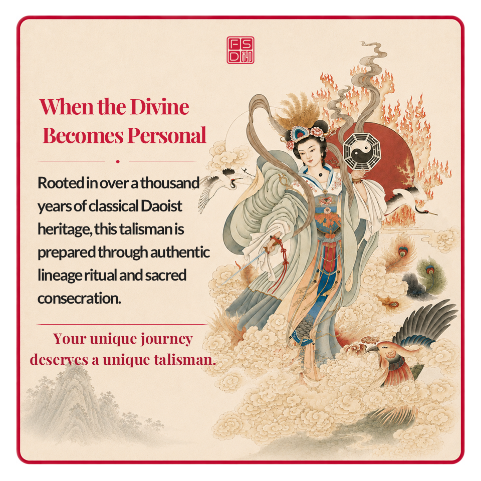 Authentic Daoist charisma amulet prepared for attraction, popularity, likability, social magnetism, audience response, visibility, and personalized ritual support.