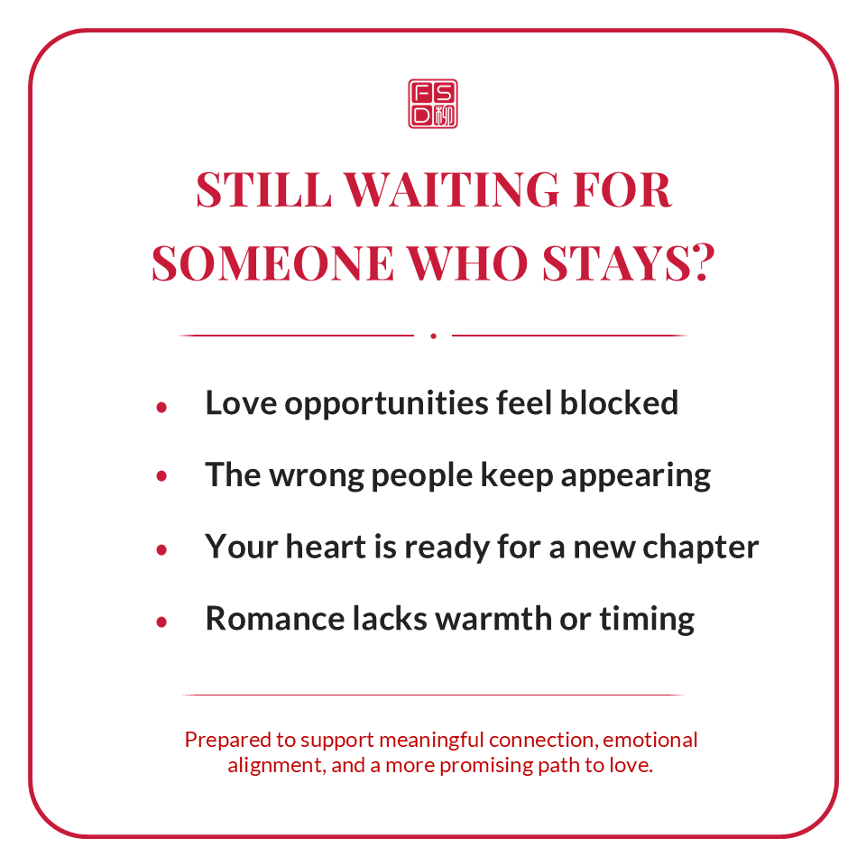 Love Talisman prepared to support Peach Blossom luck, attraction, romantic opportunity, emotional warmth, and a more meaningful romantic path.