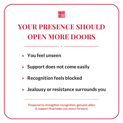 Noble Support Talisman for people who feel unseen, unsupported, blocked from recognition, or surrounded by jealousy, resistance, and social difficulty.
