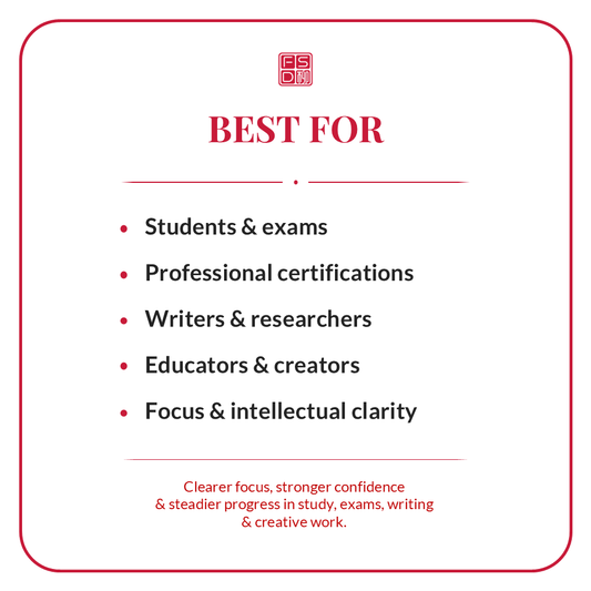 Wenchang Talisman best for students, exams, professional certifications, writers, researchers, educators, creators, focus, and intellectual clarity.